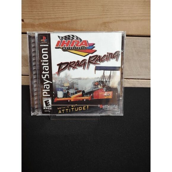 IHRA Motorsports Drag Racing (Sony Playstation, PS1, 2001) Complete - Picture 1 of 3